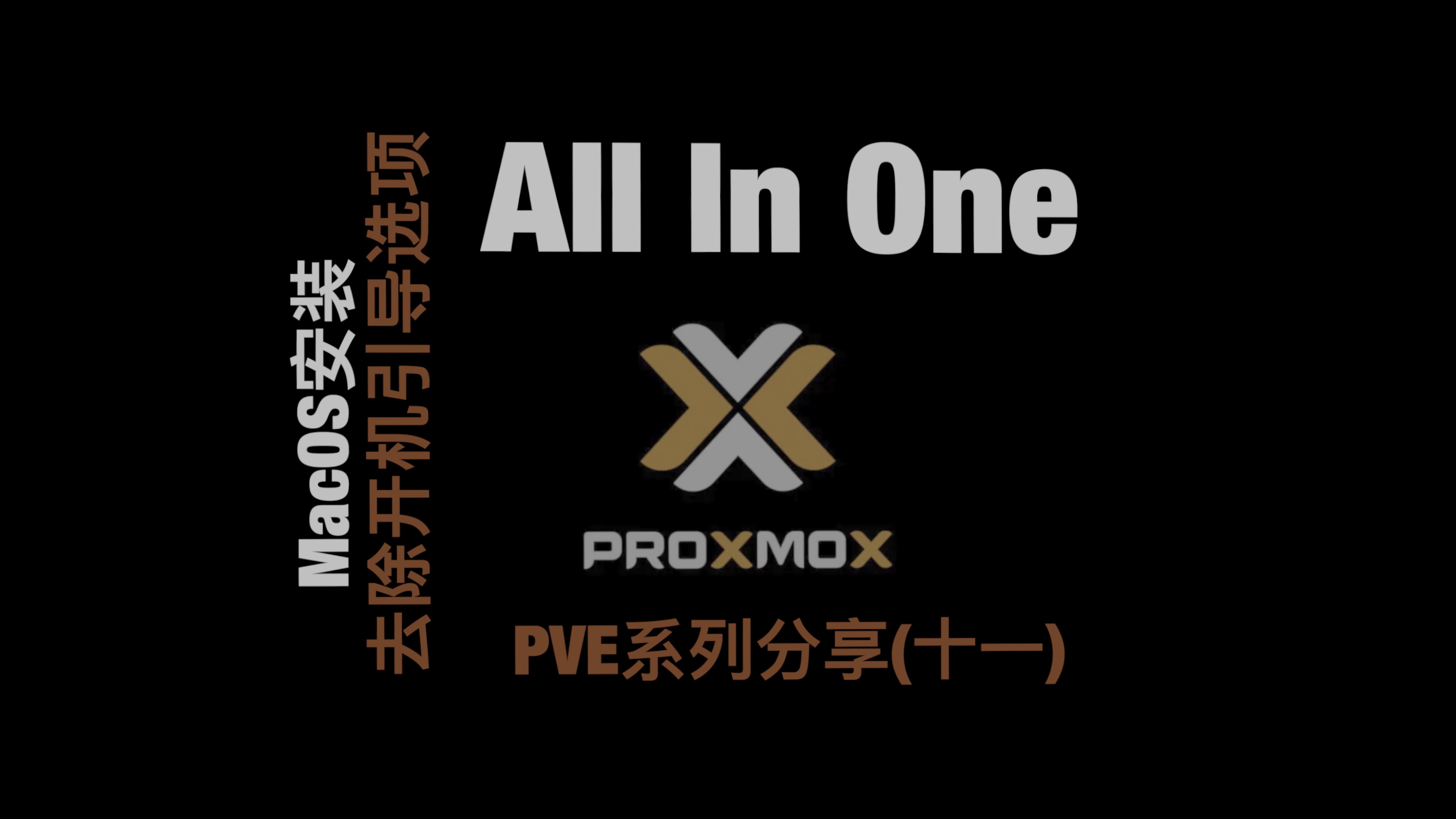 (十一)PVE All in One之MacOS系统安装