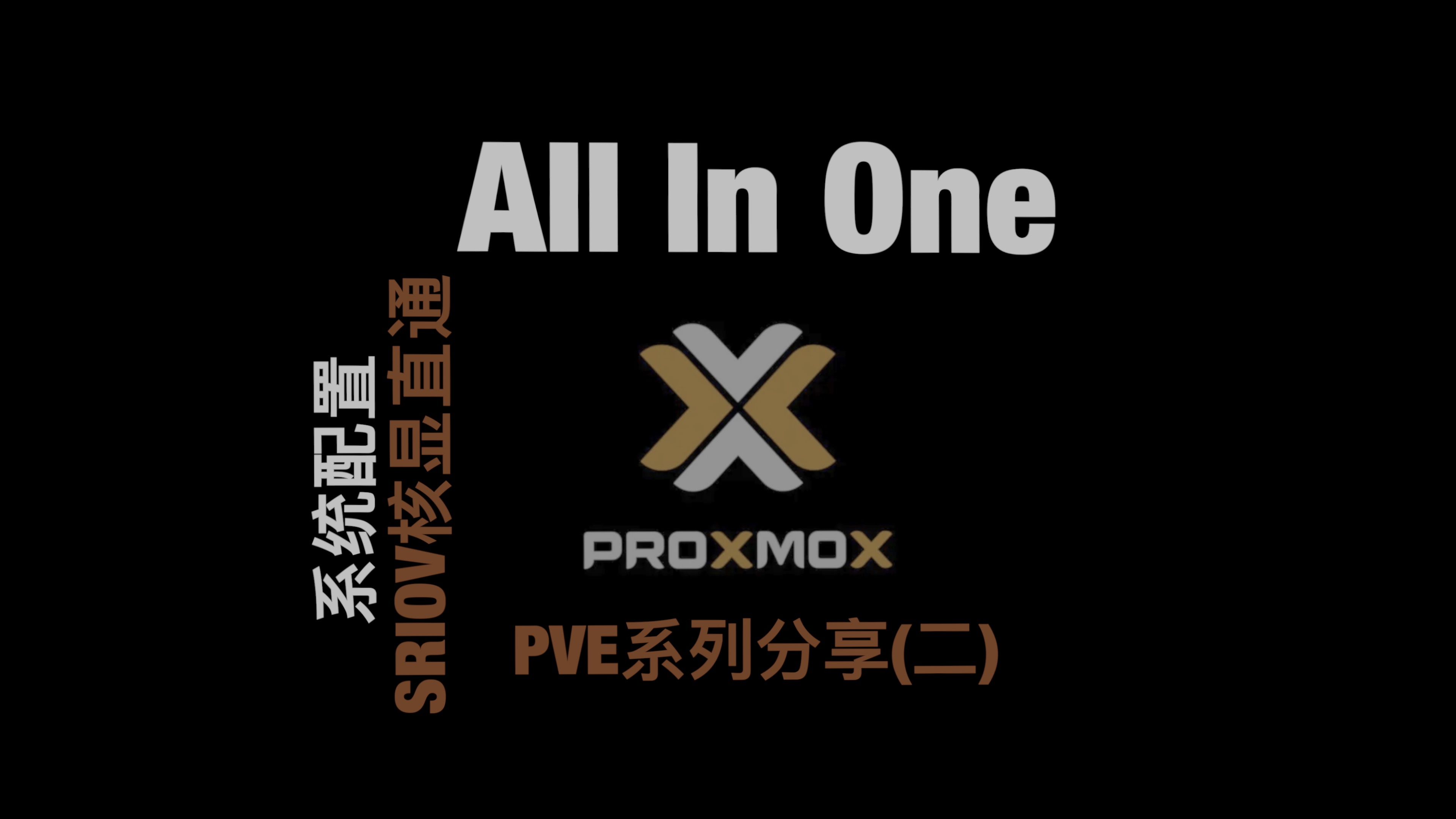 (二)PVE All in One之PVE系统配置以及SRIOV显卡直通